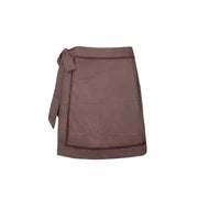 women's cocoa gingham short pareo