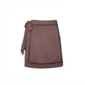 women's cocoa gingham short pareo