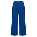women's oyster blue linen pant