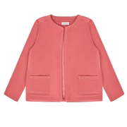 women's sailor red french terry jacket