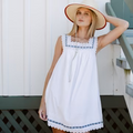 women's harbor mist square neck tank dress