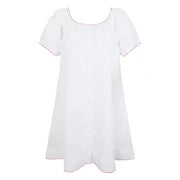women's balboa white coverup
